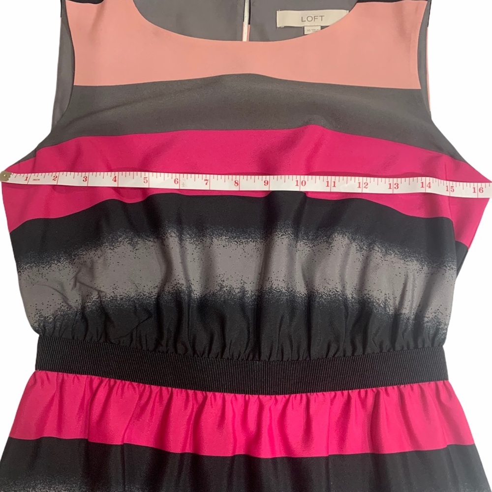 Ann Taylor LOFT size XS stripe Spring dress - Picture 5 of 7